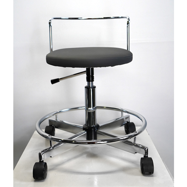 クリーンルームチェアー（リング付き）　CRC-84（9-5701-02）｜中古・レンタル　インターリンク