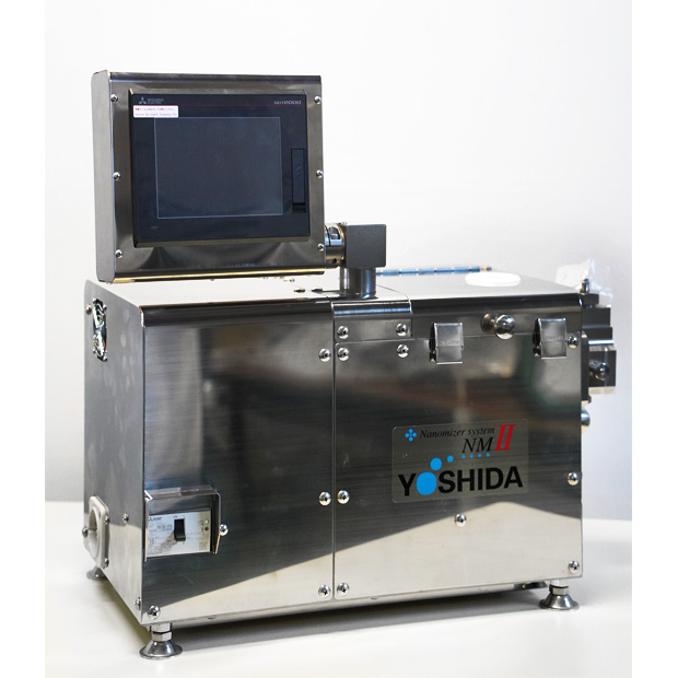 卓上型 湿式−超高圧超微粒化試験装置　Nanovater　NM2-L200-D10アップデート機 NVL-ES008A｜中古・レンタル　インターリンク