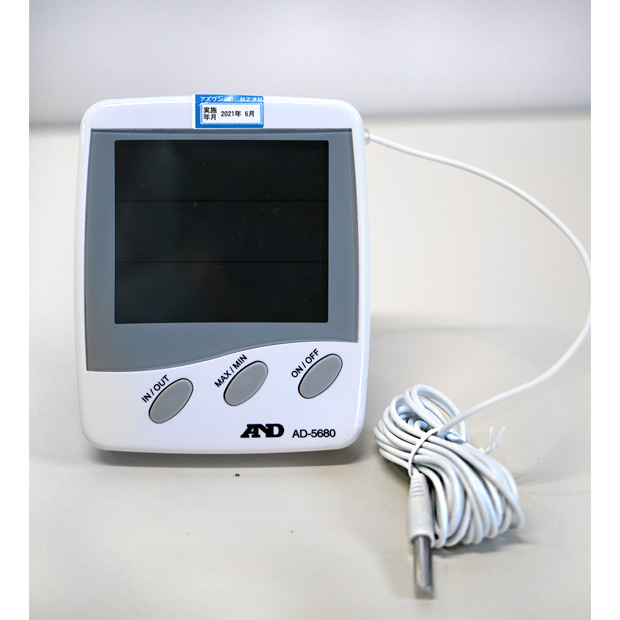 外部センサー付き温湿度計（時計付き）　AD-5680｜中古・レンタル　インターリンク