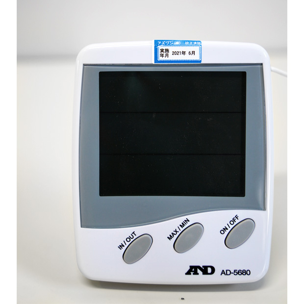 外部センサー付き温湿度計（時計付き）　AD-5680｜中古・レンタル　インターリンク