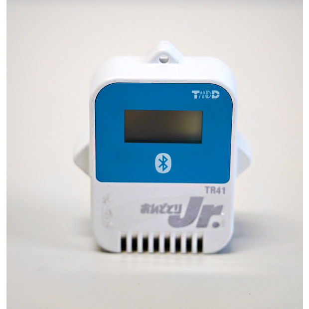 温度記録計 おんどとりJr.（Bluetooth対応 センサー内蔵 温度1ch）　TR41（62-2977-98）｜中古・レンタル　インターリンク